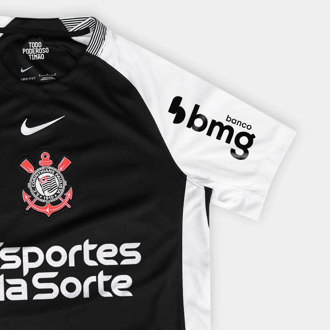 Jersey Corinthians 2025/26 II de aficionado con patrocinadores