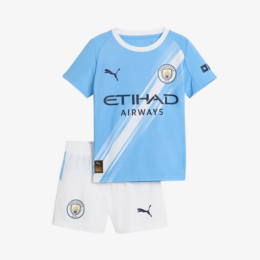Equipación infantil Manchester City 2025/26 I Aficionado