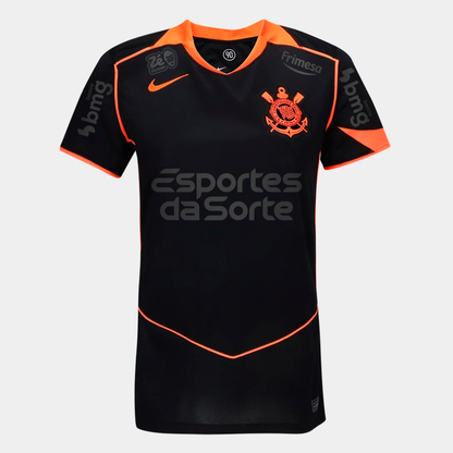 Camiseta de mujer Corinthians 2025/26 III de aficionado con patrocinadores