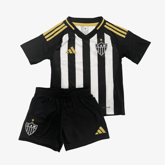 Kit infantil del Atlético Mineiro 2025/26 I para aficionados