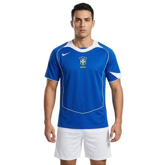 Camiseta Brasil 2004/05 Retro Hombre