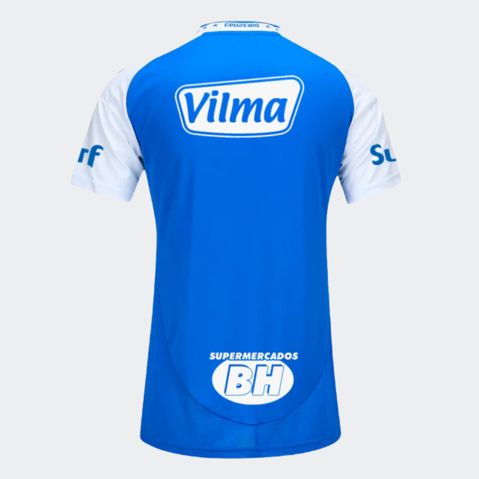 Camiseta Cruzeiro Femenina 2025/26 I Fan con Patrocinadores