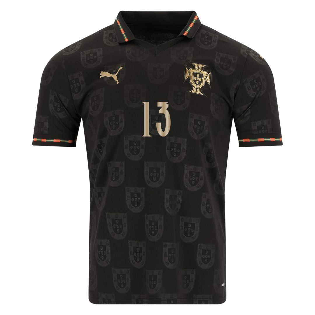 Portugal World Cup Fan Jersey Black Panther 2026 #13 Eusebio