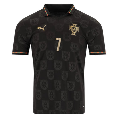 Camiseta de aficionado de Portugal para el Mundial 2026 Pantera Negra #7 Ronaldo