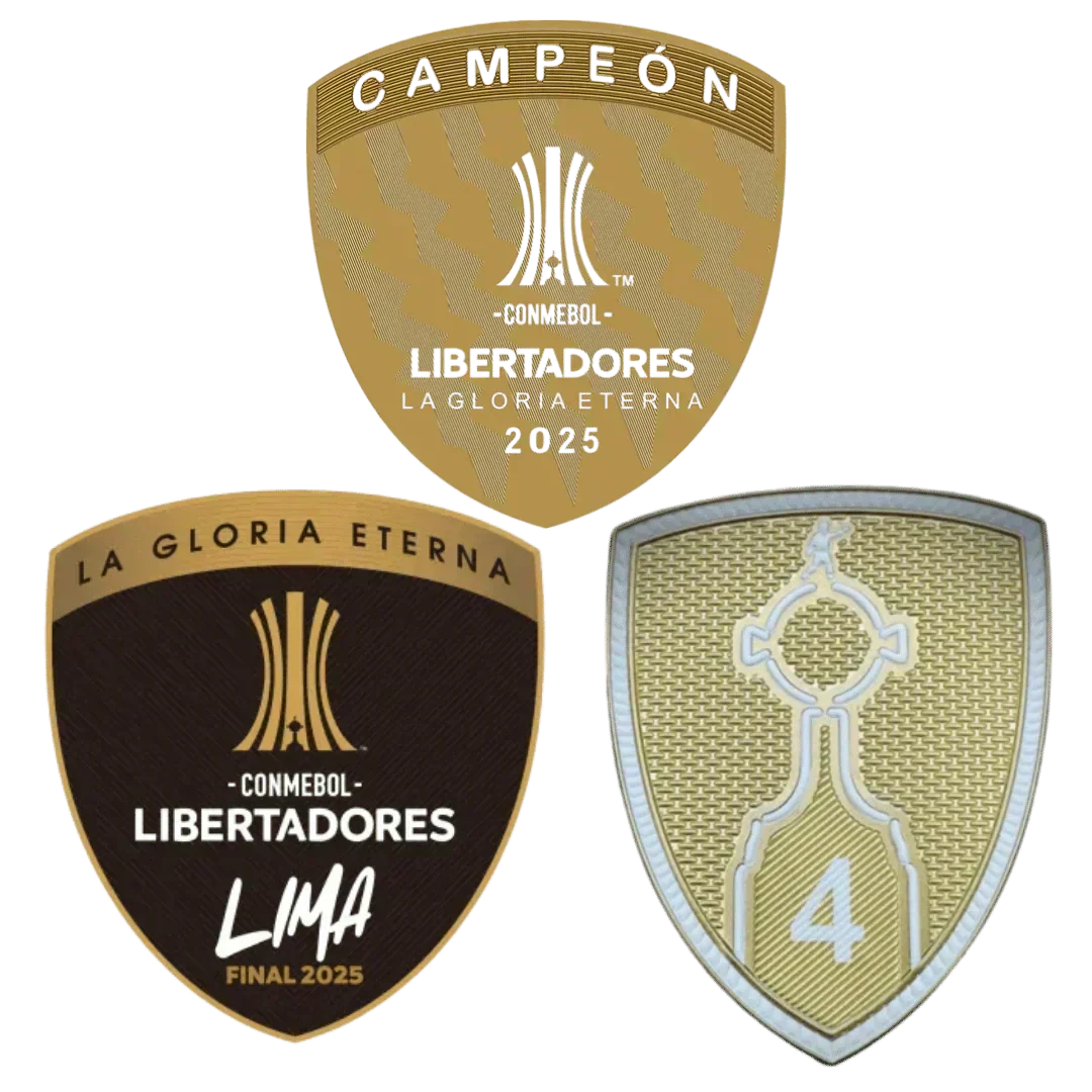 Kit Patch Champion Libertadores TETRA 2025