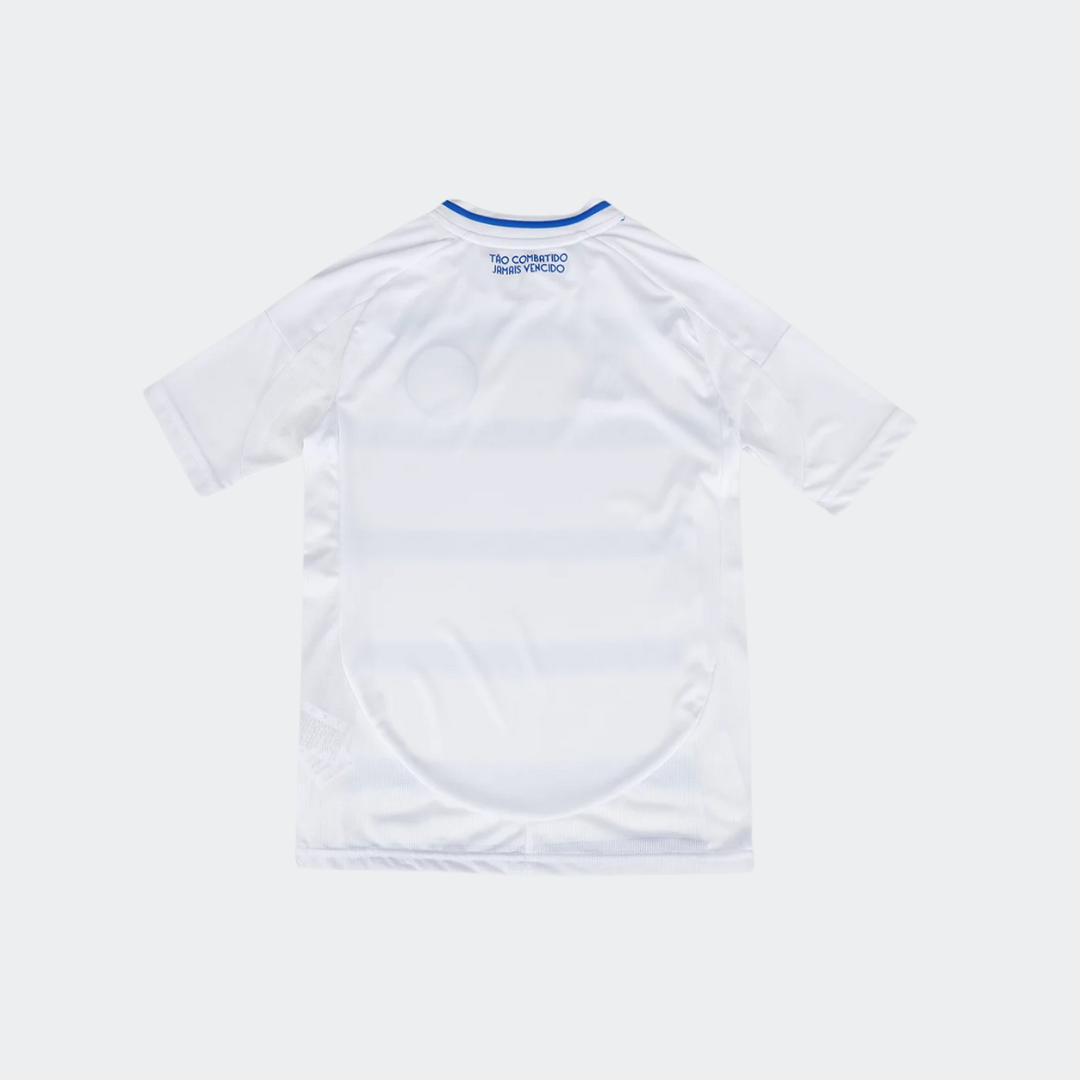 Kit infantil de visitante del Cruzeiro 2025/26 (versión aficionado)