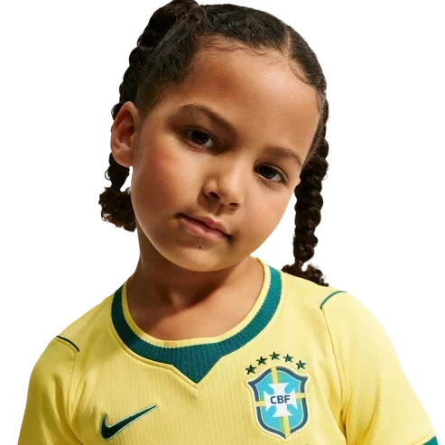 Equipación local de Brasil para el Mundial 2026 - Niños
