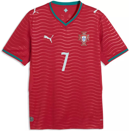 Portugal Cristiano Ronaldo #7 Mundial 2026 Local - Versión Aficionado