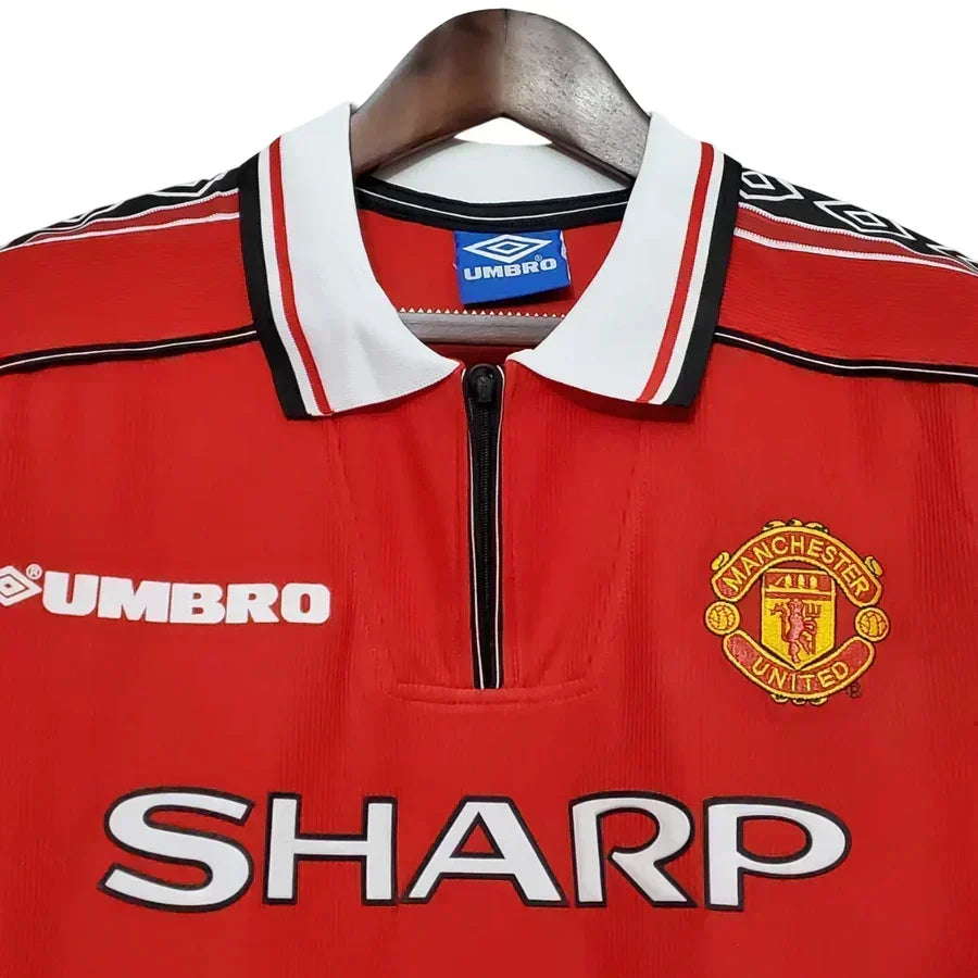 Jersey de manga larga del Manchester United 1998/99 para hombre