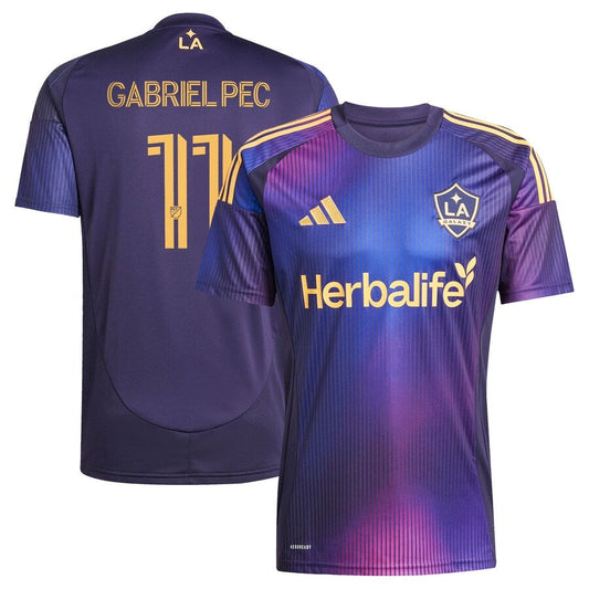 Camiseta de Fan Visitante LA Galaxy Gabriel Pec 11 2025/26