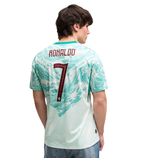 Portugal 2026 Versión Jugador Visitante - Ronaldo #7 Copa Mundial 2026 [Corte Ajustado]