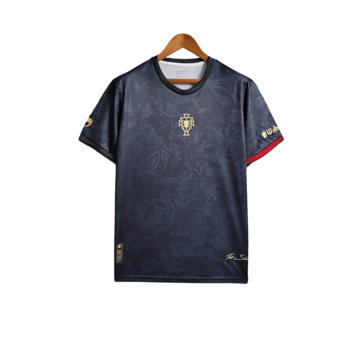 Camiseta de edición especial de Portugal 25/26 - Versión para aficionados negra