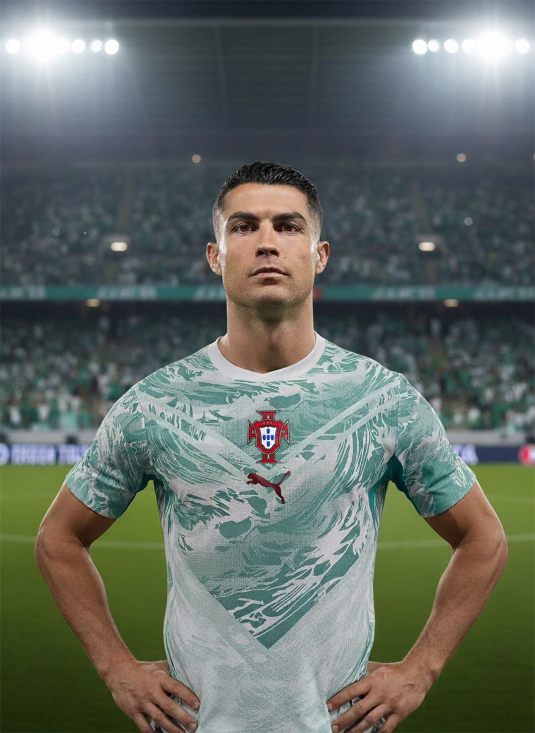 Segunda equipación de Portugal para el Mundial 2026 - Versión jugador