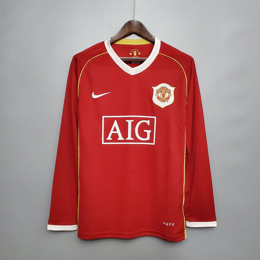 Camiseta de manga larga del Manchester United 06/07