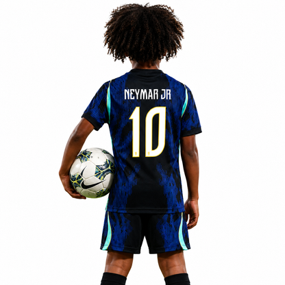 Equipación de visitante de Brasil para el Mundial 2026 II - Infantil #NEYMAR JR - 10