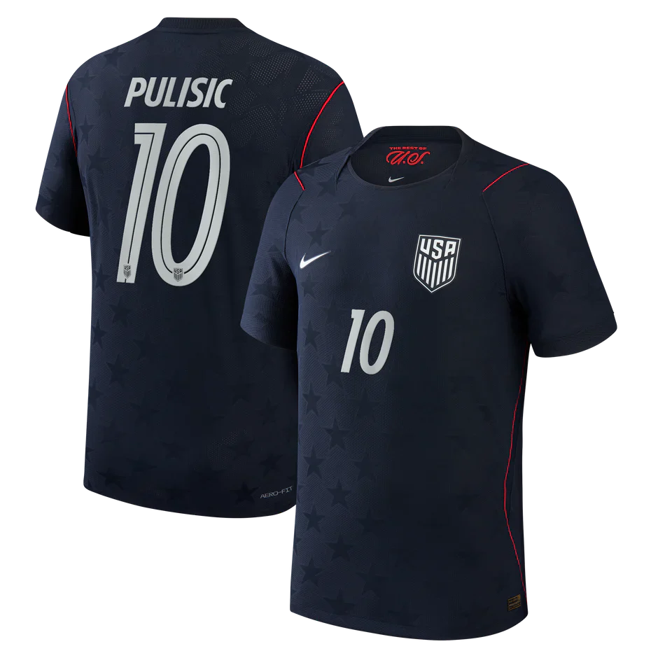 Estados Unidos USA Visitante 2026 - Pulisic #10 Versión Aficionado