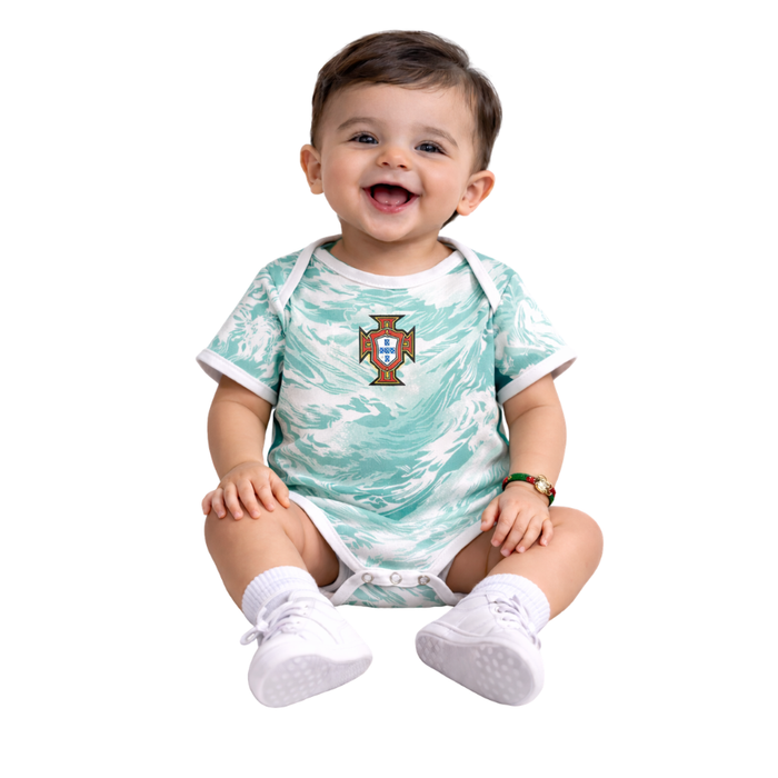 Body Bebé Portugal Visitante 2026 - Copa Mundial 2026