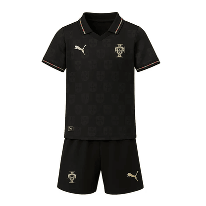 Portugal Pantera Negra 2026 Kit Kids Ronaldo #7