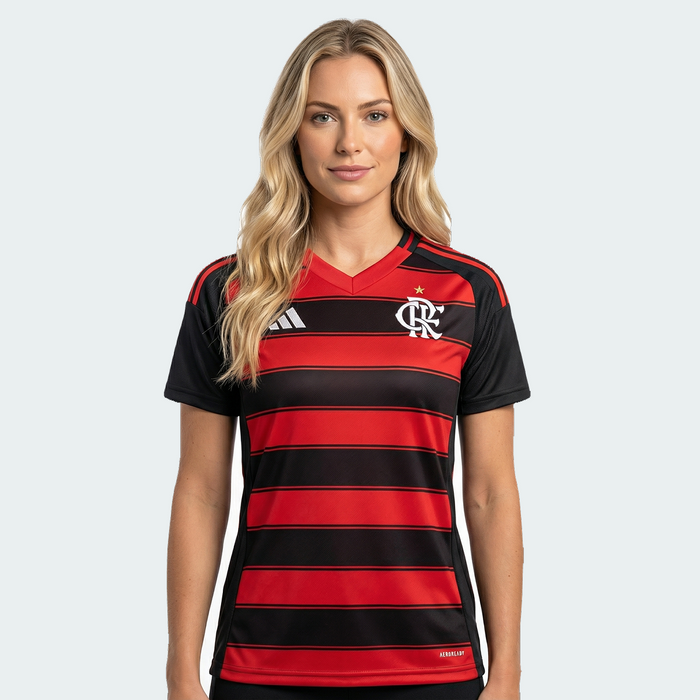 Camiseta Flamengo Femenina 2025/26 I Fan