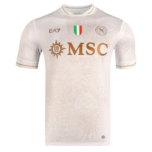 Camiseta Napoli 2025/26 II Fan EA7 Hombre Beige