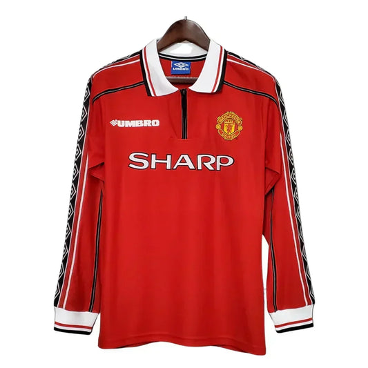 Jersey de manga larga del Manchester United 1998/99 para hombre