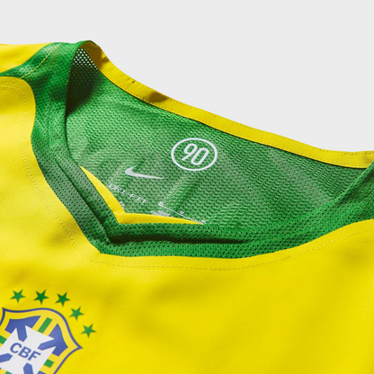 Camiseta de la Selección Brasileña 2004 I Fan Reedición Total 90 RONALDINHO 10