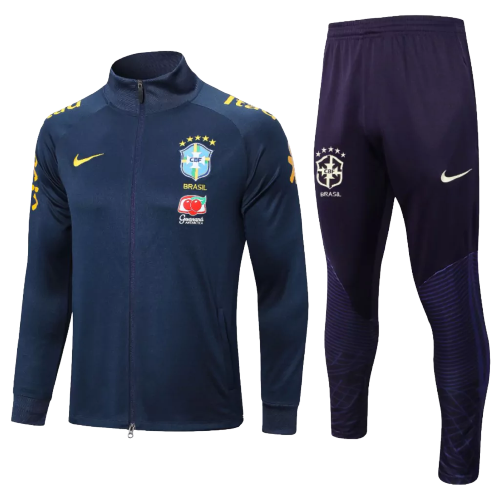 Chaqueta de viaje de la selección brasileña para hombre con patrocinio