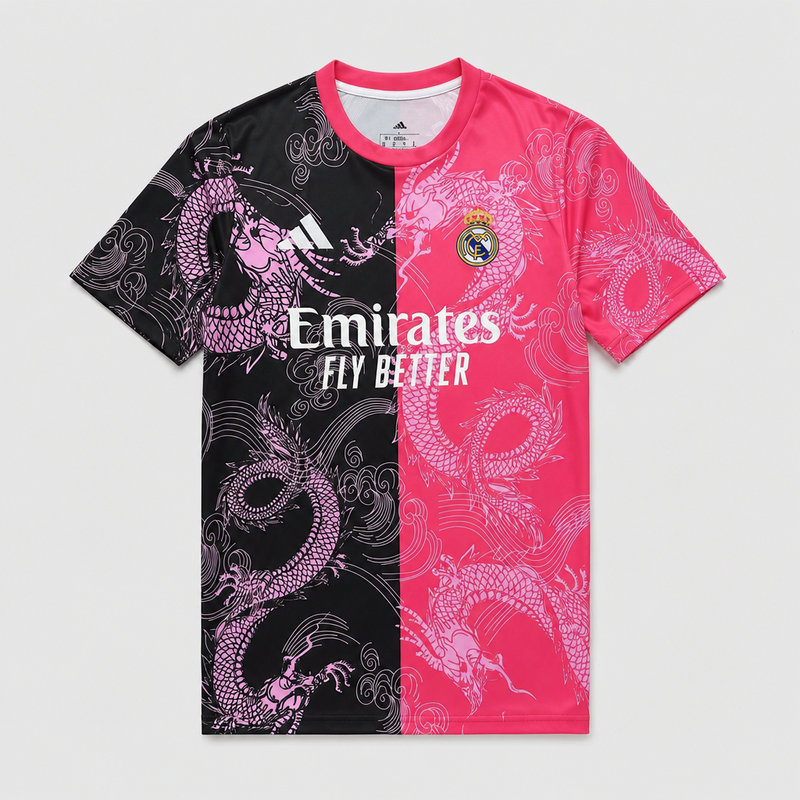 Men's Special Edition Dragon Pink Black Special Edition Jersey 26/27