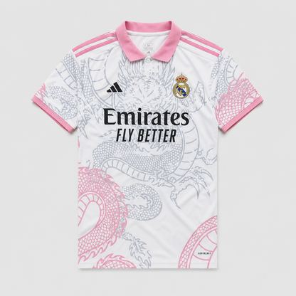 Men's Special Edition Dragon White Pink Special Edition Jersey 26/27